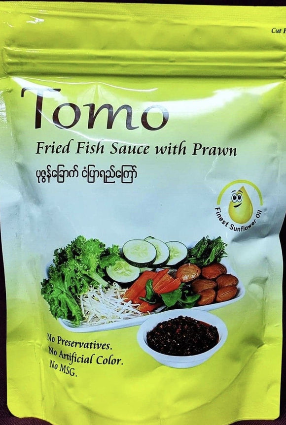 Tomo (ပုဇွန်ခြေက်ငံပြာရည်ကြော်)